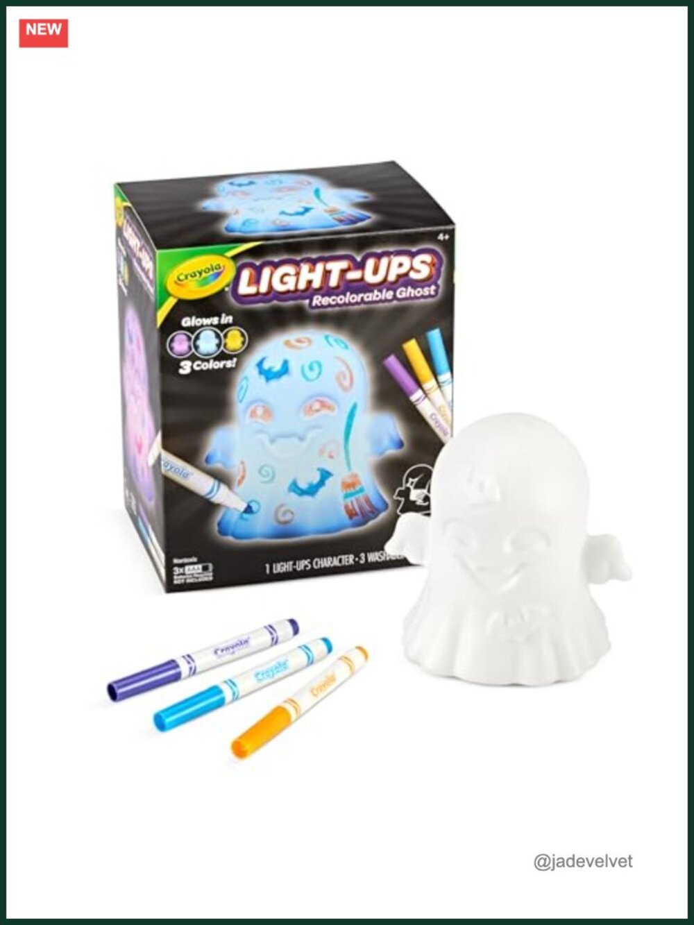 Reusable Light Up Ghost Coloring Toy Halloween Gift